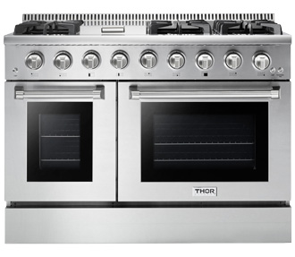 THOR 48 inch propane range with griddle