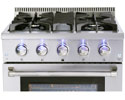 Stainless Steel Control Panel and Knobs